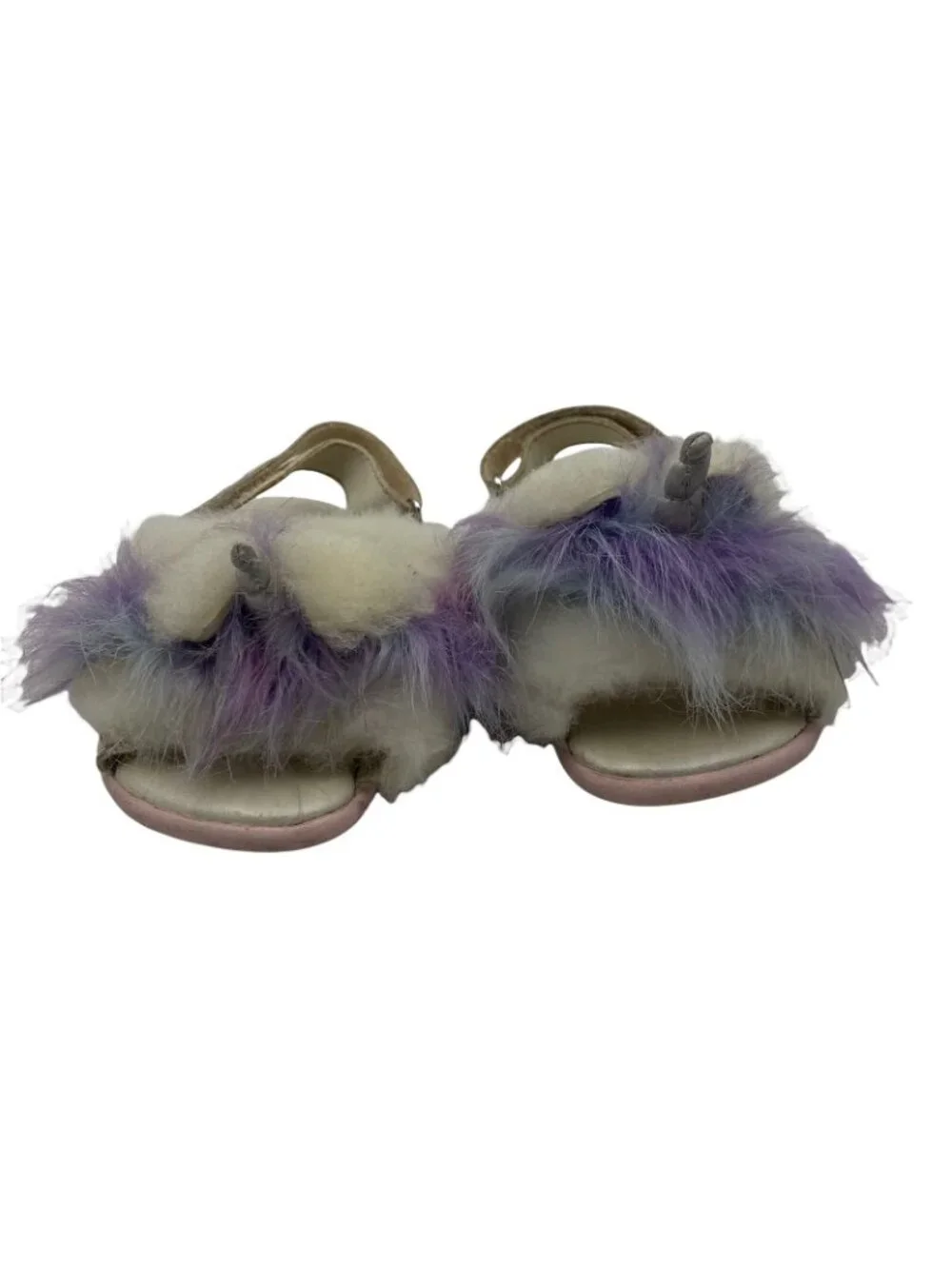Ugg Baby Toddler Rainbow Unicorn Sandals Size 04/05 12-18 Month Purple Shoes
